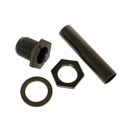 B & K Dial 4 in. H X 5 in. W Black Plastic Drain and Pipe Kit 9249